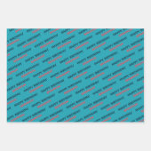 Feuilles de papier d'enveloppement d'anniversaire (Devant 3)