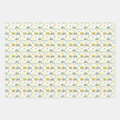 Feuilles de papier d'enveloppement d'anniversaire  (Devant 3)