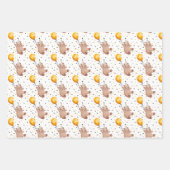 Feuilles de papier d'enveloppement d'anniversaire  (Devant)