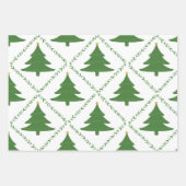 Feuilles de papier d'enveloppement d'arbre de Noël (Devant 2)