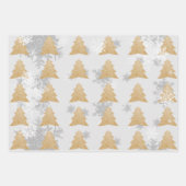 Feuilles de papier d'enveloppement d'arbre de Noël (Devant)