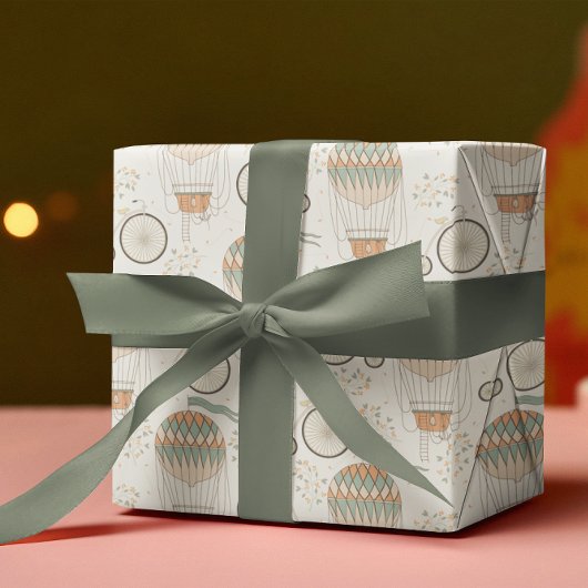 Feuilles de papier d'enveloppement de ballon à air