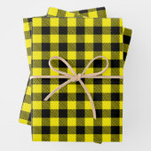 Feuilles de papier d'enveloppement de Buffalo Chec (En situation)