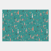 Feuilles de papier d'enveloppement de cadeaux Aïd, (Devant 2)