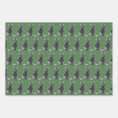 Feuilles de papier d'enveloppement de chats (Devant 2)