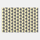 Feuilles de papier d'enveloppement de chats mignon (Devant)