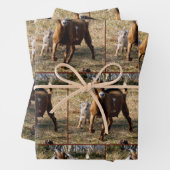 Feuilles de papier d'enveloppement de chèvre mamma (En situation)