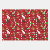 Feuilles de papier d'enveloppement de chien de Noë (Devant)