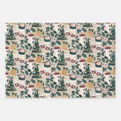 Feuilles de papier d'enveloppement de cloches et d (Devant)