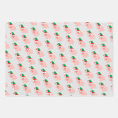 Feuilles de papier d'enveloppement de cochons de v (Devant 3)