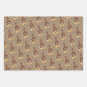 Feuilles de papier d'enveloppement de cônes de pin (Devant 2)