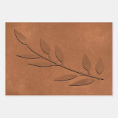 Feuilles de papier d'enveloppement de cuivre broyé (Devant 3)