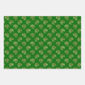 Feuilles de papier d'enveloppement de dragon d'or  (Devant 3)