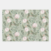 Feuilles de papier d'enveloppement de fleurs de Ro (Devant)