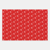 Feuilles de papier d'enveloppement de flocon de ne (Devant 3)