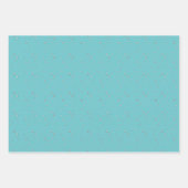 Feuilles de papier d'enveloppement de flocons d'ea (Devant 3)