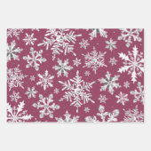 Feuilles de papier d'enveloppement de flocons d'ea (Devant)