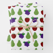 Feuilles de papier d'enveloppement de fruits (En situation)