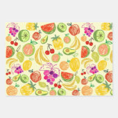 Feuilles de papier d'enveloppement de fruits (Devant 3)