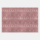 Feuilles de papier d'enveloppement de géo métalliq (Devant)