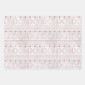 Feuilles de papier d'enveloppement de géo métalliq (Devant 3)