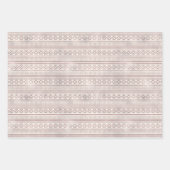 Feuilles de papier d'enveloppement de géo métalliq (Devant 2)