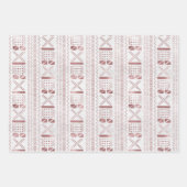 Feuilles de papier d'enveloppement de géo métalliq (Devant)