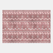 Feuilles de papier d'enveloppement de géo métalliq (Devant)