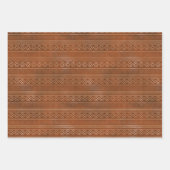 Feuilles de papier d'enveloppement de géo métalliq (Devant 2)