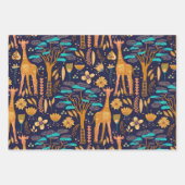 Feuilles de papier d'enveloppement de Giraffe magi (Devant 2)