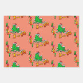 Feuilles de papier d'enveloppement de grenouille d (Devant 2)