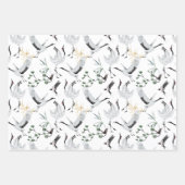 Feuilles de papier d'enveloppement de grues japona (Devant 2)