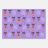 Feuilles de papier d'enveloppement de gymnaste mul (Devant 3)