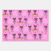 Feuilles de papier d'enveloppement de gymnaste noi (Devant 2)