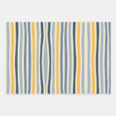 Feuilles de papier d'enveloppement de lignes color (Devant)