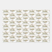 Feuilles de papier d'enveloppement de Mariage d'aq (Devant 3)