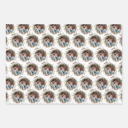 Feuilles de papier d'enveloppement de Mariage d'aq (Devant)