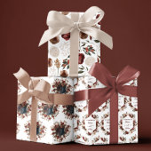 Feuilles de papier d'enveloppement de Mariage d'aq