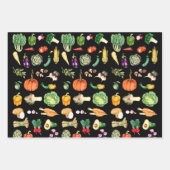 Feuilles de papier d'enveloppement de Medley végét (Devant)