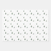 Feuilles de papier d'enveloppement de mini-Noël (Devant)