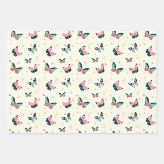 Feuilles de papier d'enveloppement de Motif à papi (Devant 2)