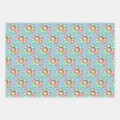 Feuilles de papier d'enveloppement de Motif de flo (Devant 2)