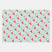 Feuilles de papier d'enveloppement de Noël (Devant 2)