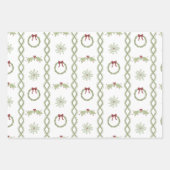 Feuilles de papier d'enveloppement de Noël (Devant 2)