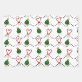 Feuilles de papier d'enveloppement de Noël (Devant 3)