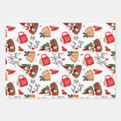 Feuilles de papier d'enveloppement de Noël (Devant 2)