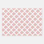 Feuilles de papier d'enveloppement de Noël (Devant)