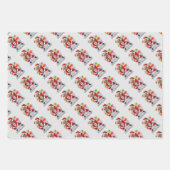 Feuilles de papier d'enveloppement de Noël (Devant 3)