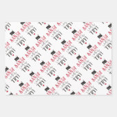 Feuilles de papier d'enveloppement de Noël (Devant 3)