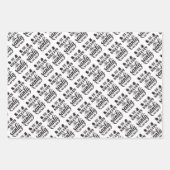 Feuilles de papier d'enveloppement de Noël (Devant 2)